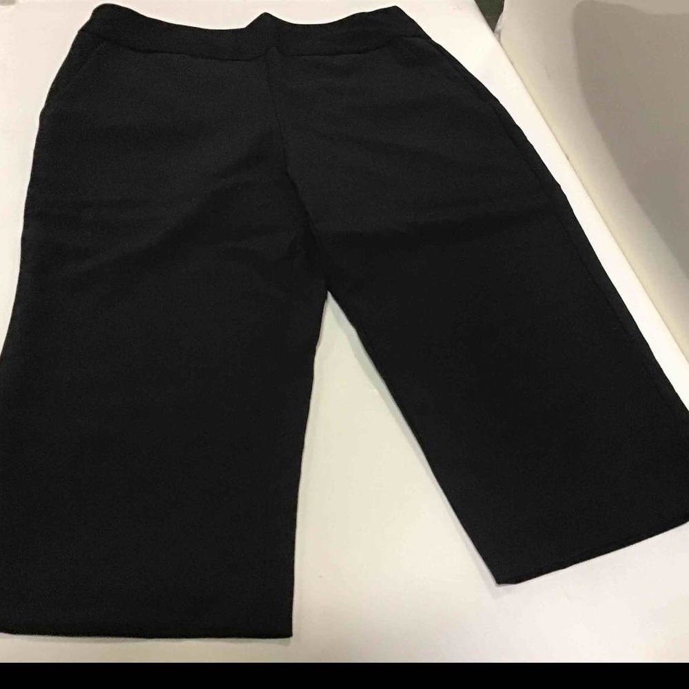 Studio Works Womens Black Capri Pants Size 12W - Picture 2 of 3